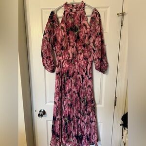 Petal & Pup Pink Floral Long Sleeve Dress